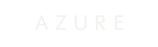 The word 'AZURE' in a stylized font on a white background