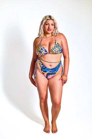 The Jungle Fever Bikini Top - Recycled Fabric
