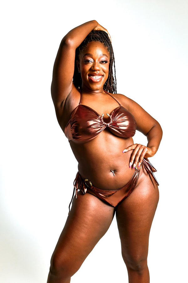 The Bronze Medusa Bikini Top - 16