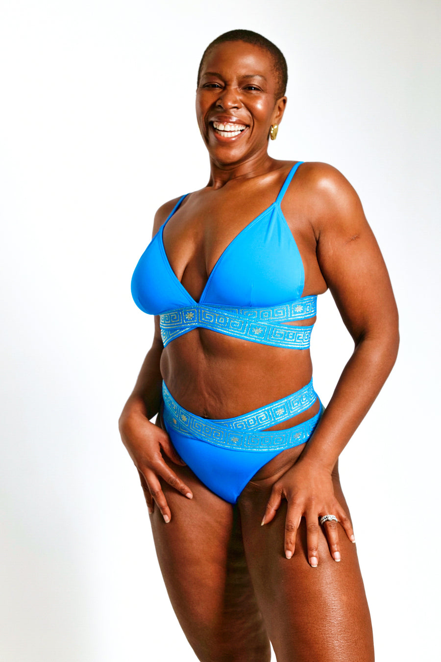 The Blue Mosaic Supportive Bikini Top