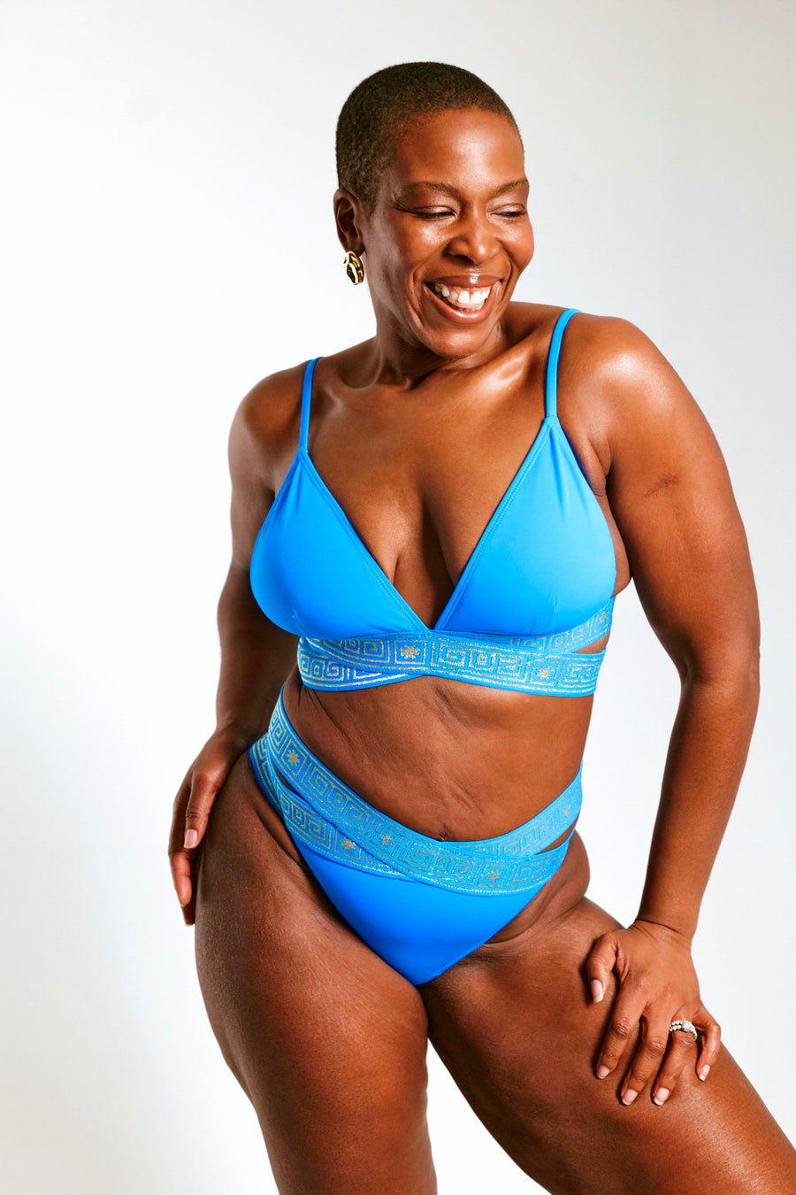 The Blue Mosaic Supportive Bikini Top
