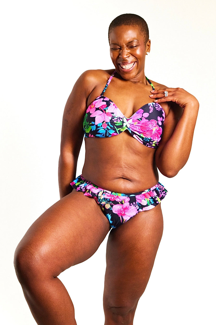 The Butterfly Bikini Top With Adjustable Back Straps