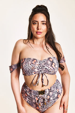 The Artemis High Waisted Sculpting Bikini Bottoms