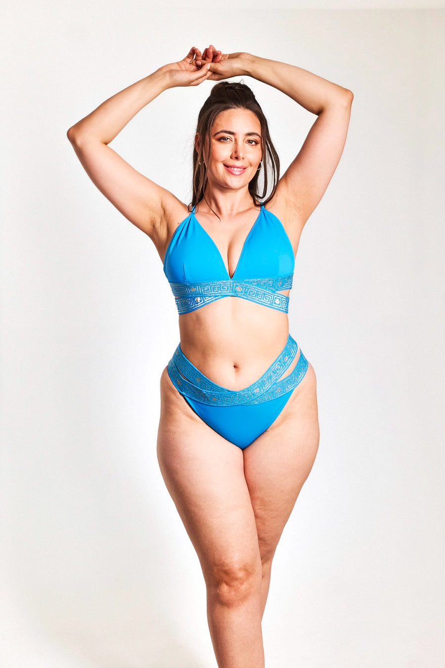 The Blue Mosaic Supportive Bikini Top